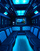 comfortable seating in a bus
