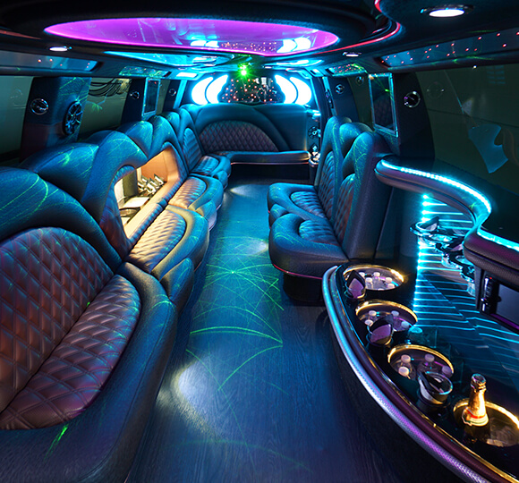 inside a san antonio limo